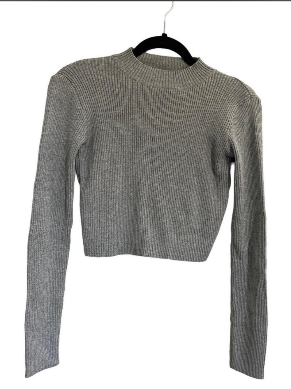 Brandy Melville Cropped Mock neck Sweater - Picture 2 of 6